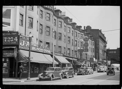 Street in Boston, Massachusetts, 1938
