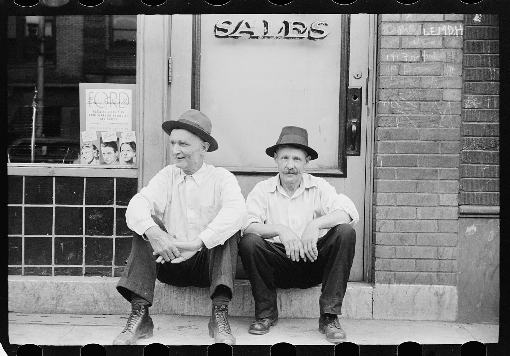 Two veteran steelworkers, Aliquippa, Pennsylvania, 1938