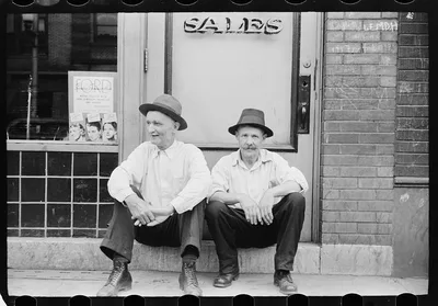 Two veteran steelworkers, Aliquippa, Pennsylvania, 1938