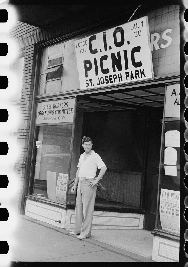 Union headquarters, Aliquippa, Pennsylvania, 1938