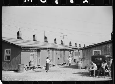 Shellpile, New Jersey. Homes of oyster packinghouse workers, 1938