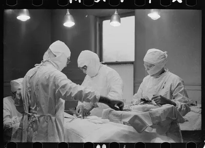 Operation, Herrin Hospital (private), Herrin, Illinois, 1939