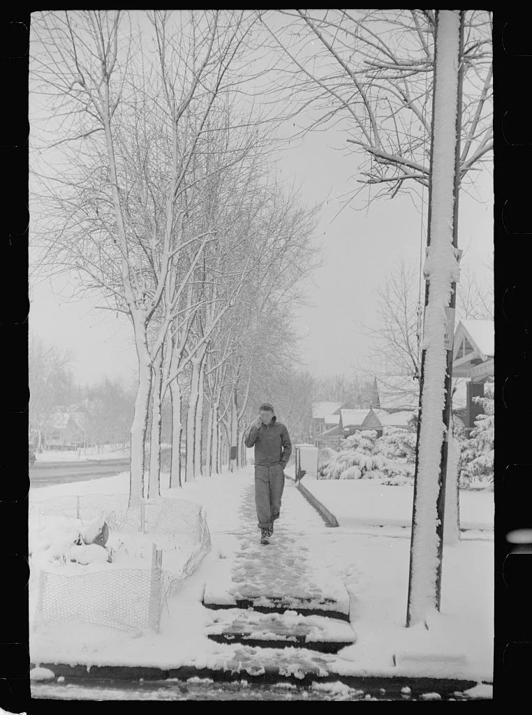 Residential district, Herrin, Illinois, 1939