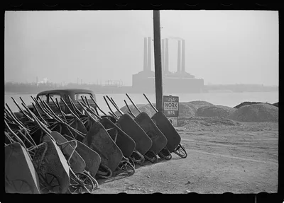 Work Projects Administration riverfront improvement project, Saint…, Missouri, 1939