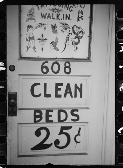 Sign. Baltimore, Maryland, 1939
