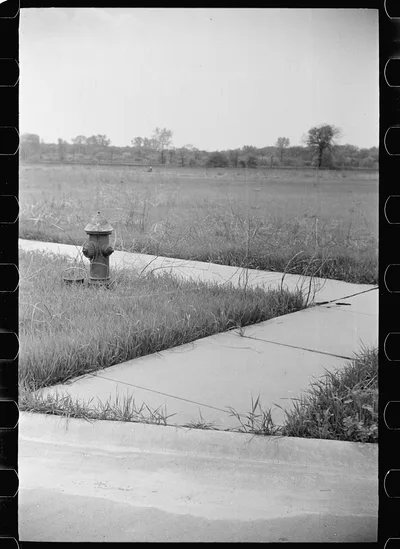 Abandoned real estate development. Chicago, Illinois, 1939