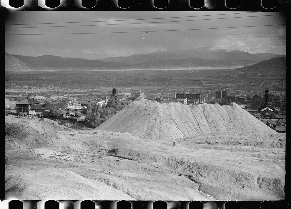 Butte from Watlerville Hill, Montana, 1939