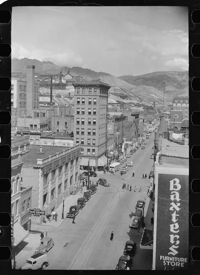 Broadway, Butte, Montana, 1939