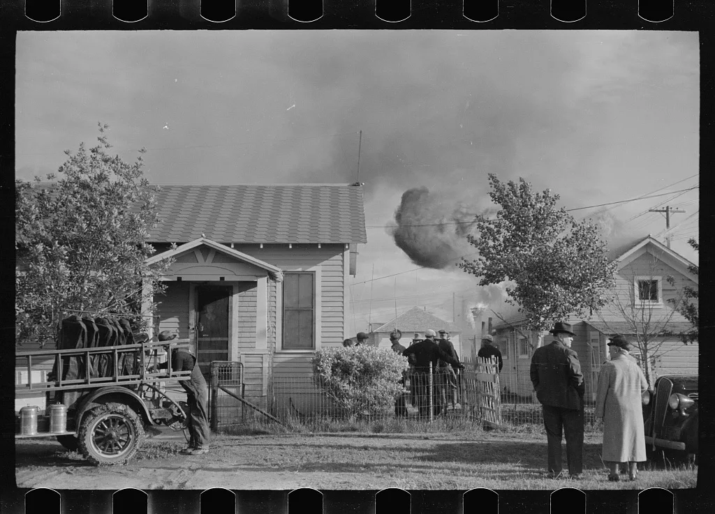 Fire, Terry, Montana, 1939