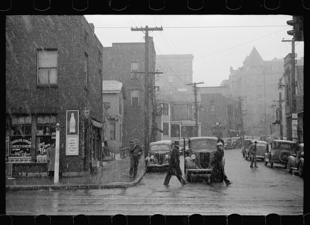 Snowstorm, Parkersburg, West Virginia, 1940