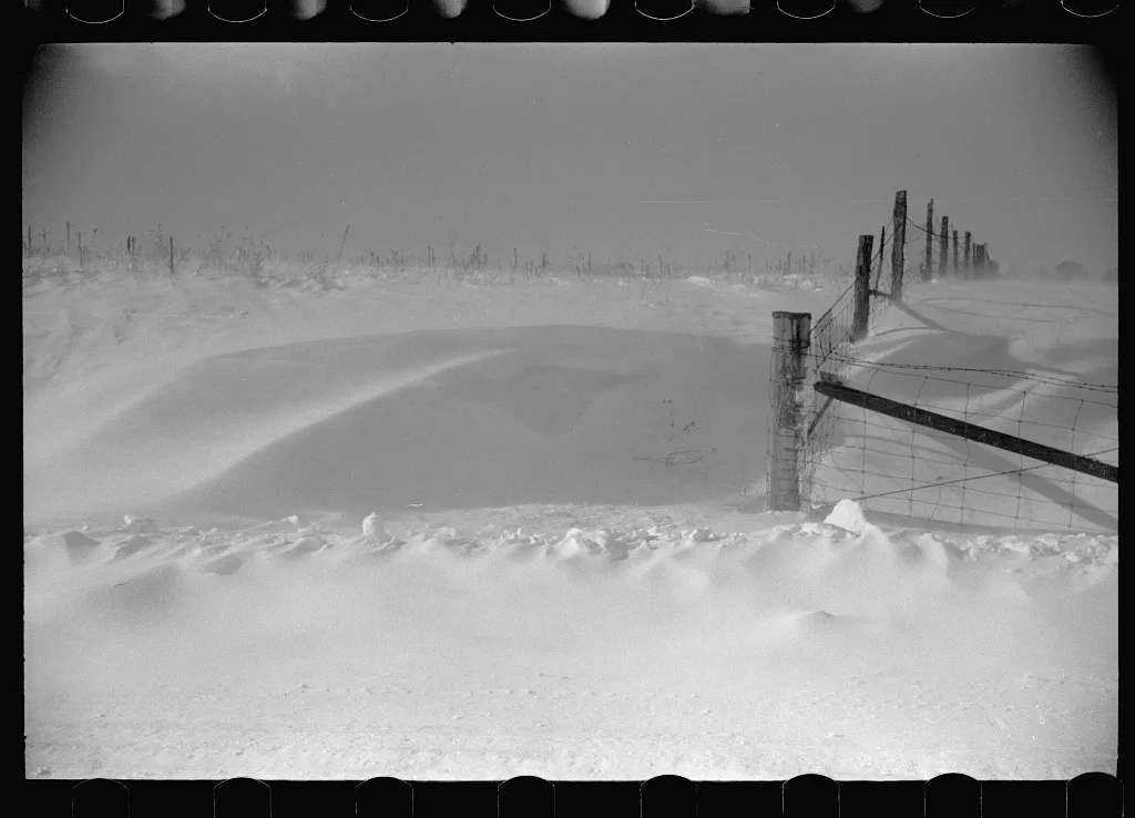 Snowdrifts, Ross County, Ohio, 1940