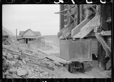 Abandoned mine. Goldfield, Nevada, 1940