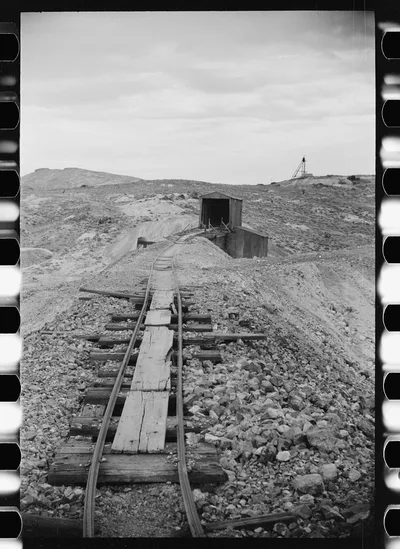 Abandoned mine. Goldfield, Nevada, 1940