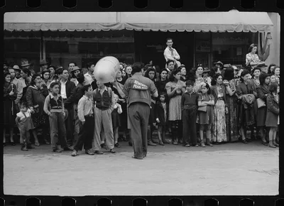 Children's parade, Charro Days fiesta, Brownsville, Texas, 1942