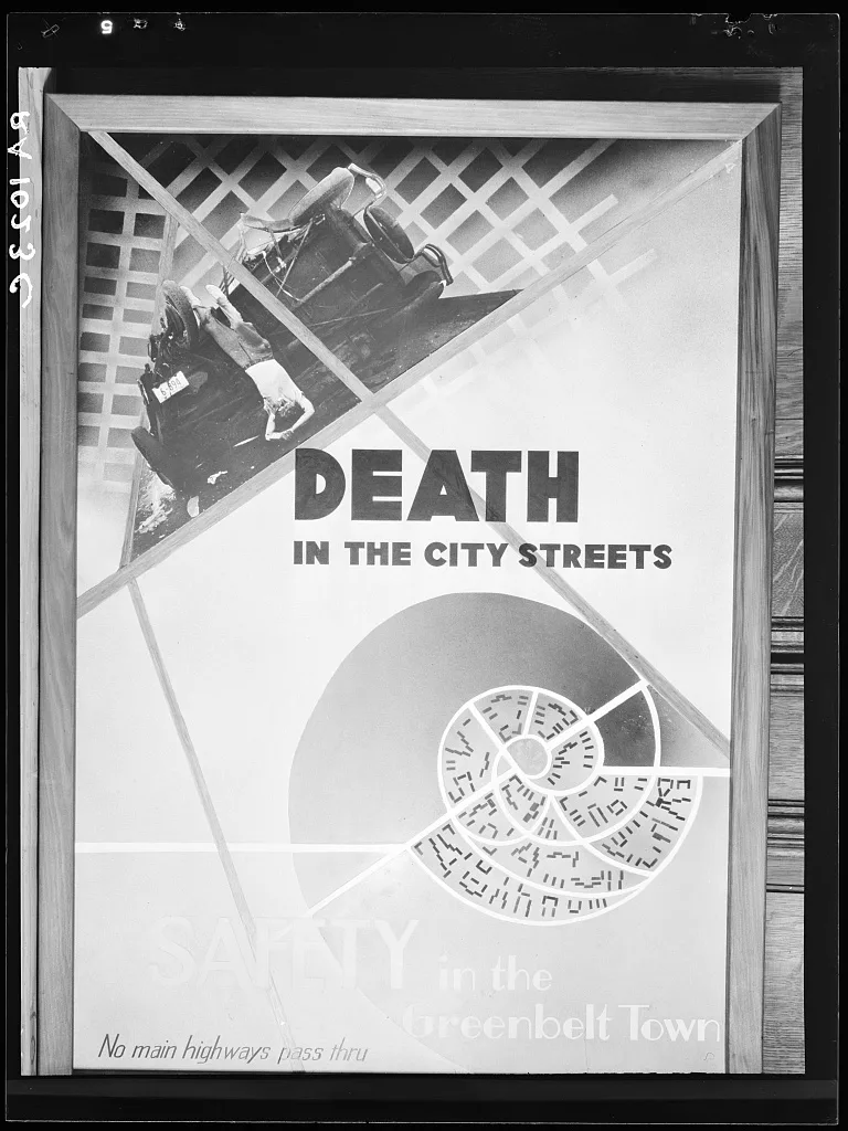 Poster by Record Section, Suburban Resettlement Administration, 1935