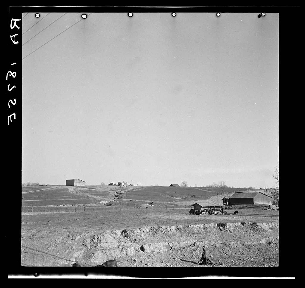Erosion on a Missouri farm, 1936