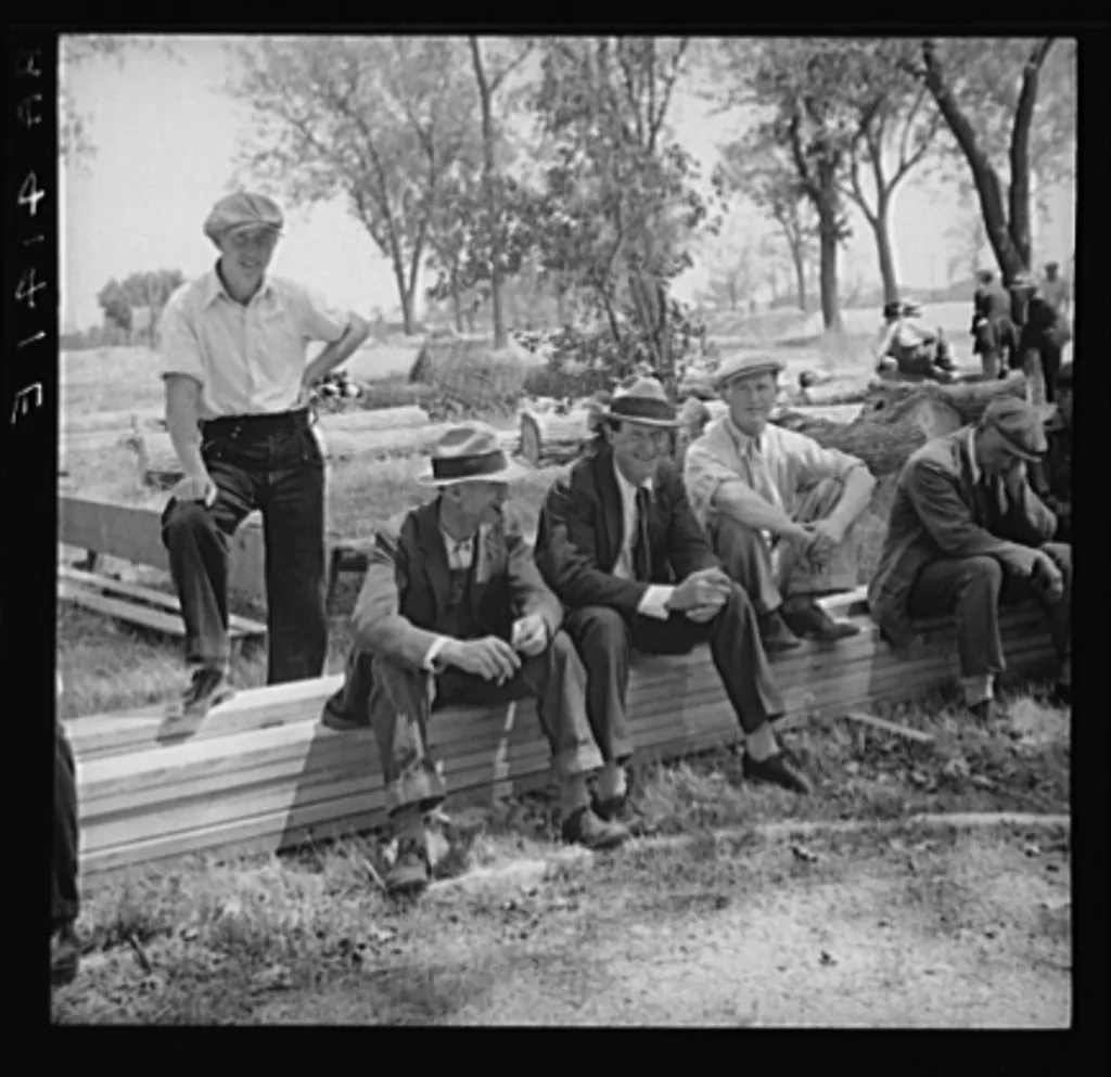 Unemployed miners of Galena, Kansas, 1936