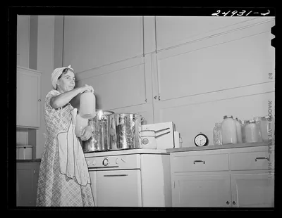Harlingen, Texas. FSA (Farm Security Administration) camp. Canning…, 1942
