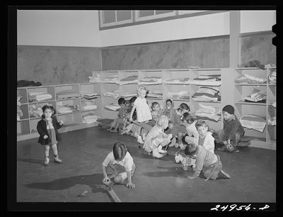 Harlingen, Texas. FSA (Farm Security Administration) camp. Free play,…, 1942
