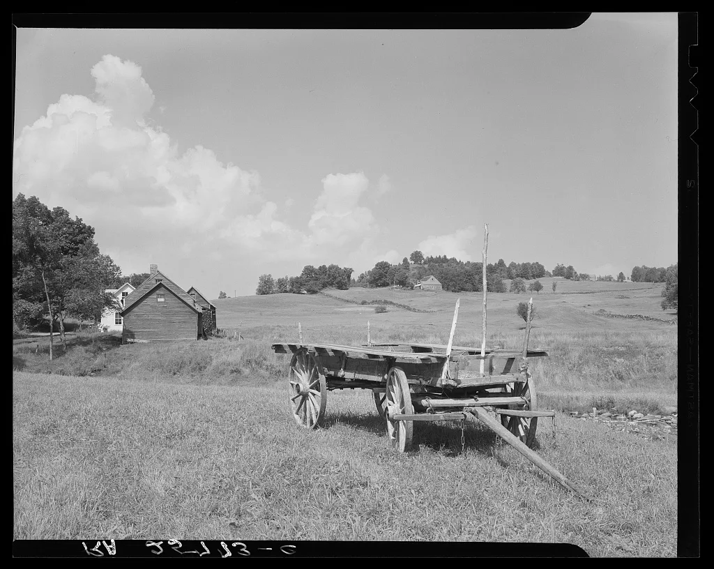 Farm scene. Windsor County, Vermont, 1937