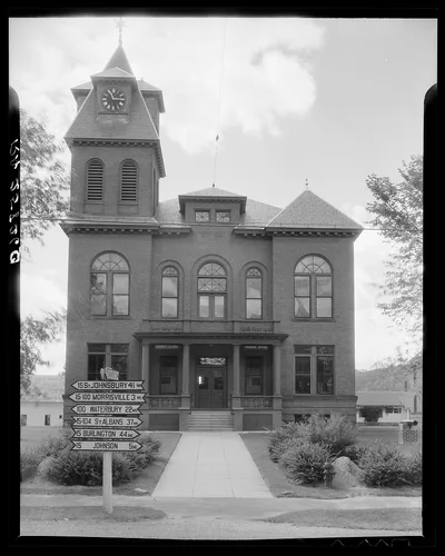 Courthouse. Lomoille County, Vermont, 1937
