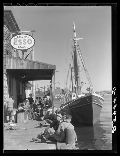 Photograph from Massachusetts: Fish cannery workers. Gloucester, Massachusetts