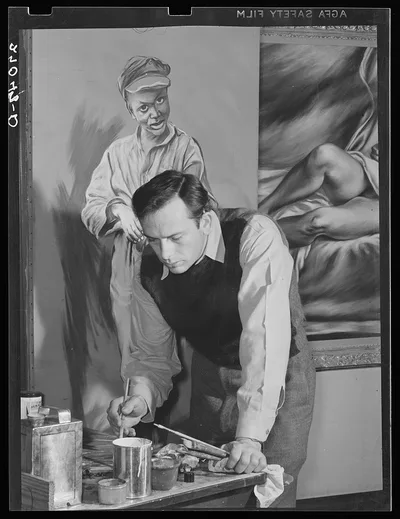 Joe Jones, artist. Saint Louis, Missouri, 1939