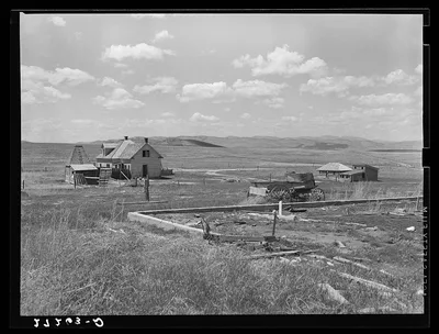 Abandoned farm. Madison County, Montana, 1939