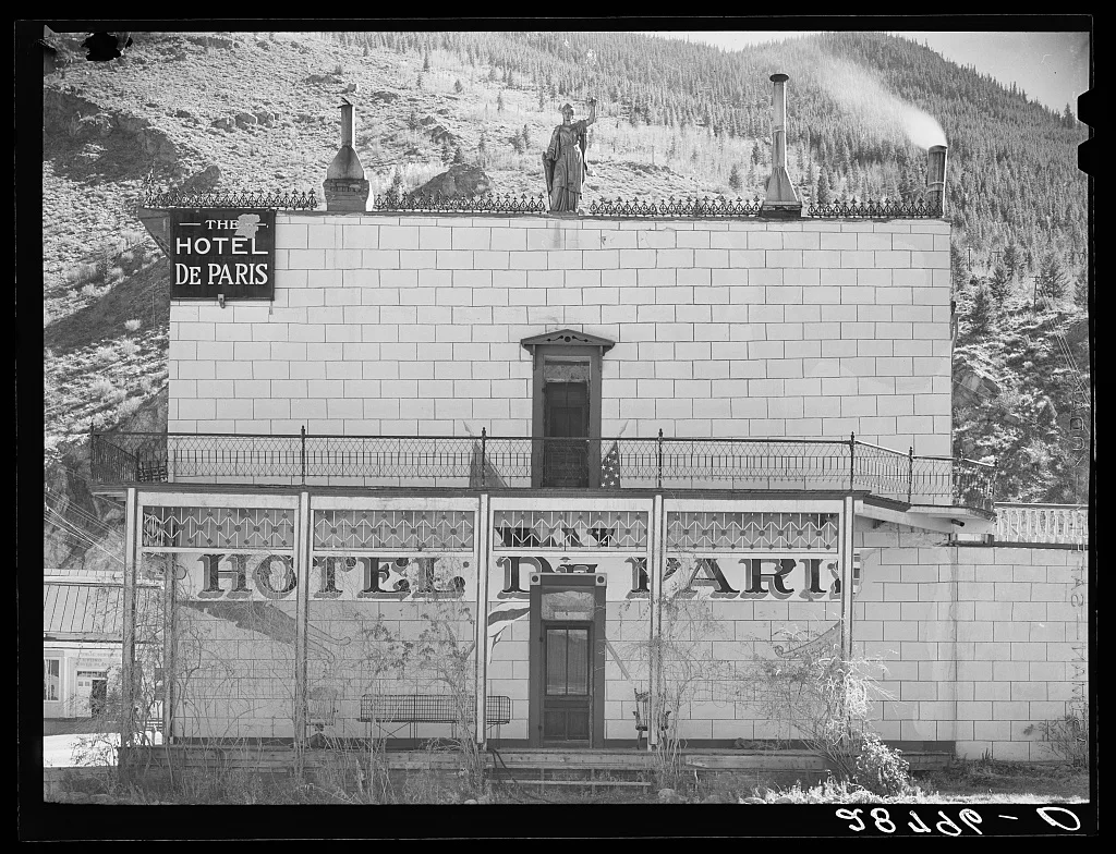 Hotel De Paris. Georgetown, Colorado, 1939