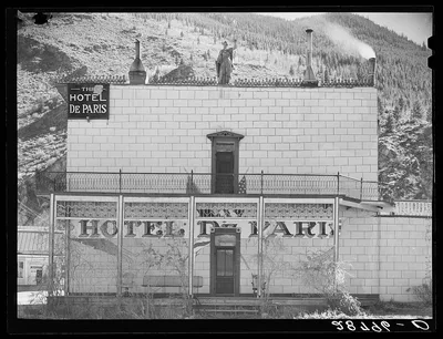 Hotel De Paris. Georgetown, Colorado, 1939