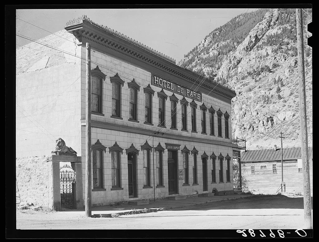 Hotel De Paris. Georgetown, Colorado, 1939