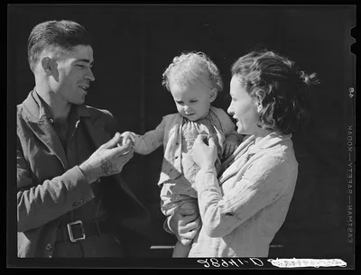 Farmer and family. Hillview Cooperative, Osage Farms, Missouri, 1939