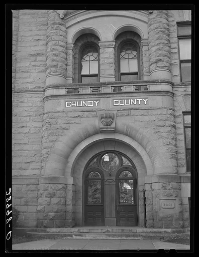 County courthouse. Grundy Center, Iowa, 1939