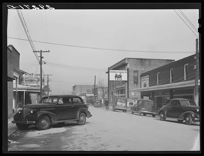 Main street. Creedmoor, North Carolina, 1940