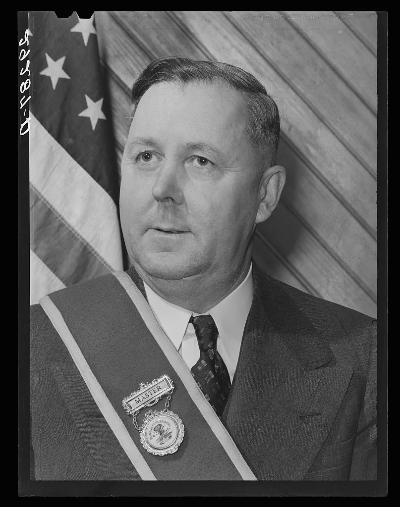 Master of the Grange. Fairfax County, Virginia, 1940