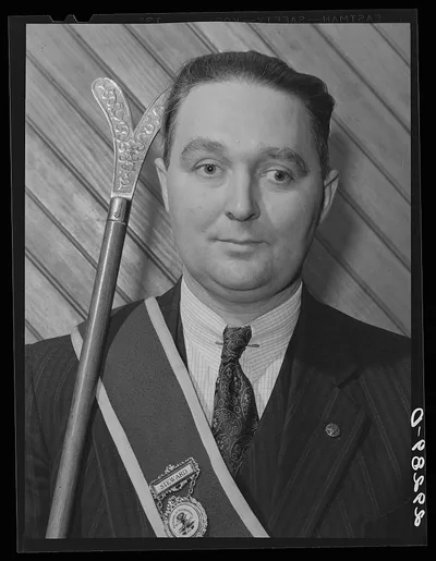 Steward. Grange meeting. Fairfax County, Virginia, 1940