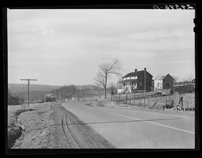 Highway U.S. 50. Hampshire County, West Virginia, 1940