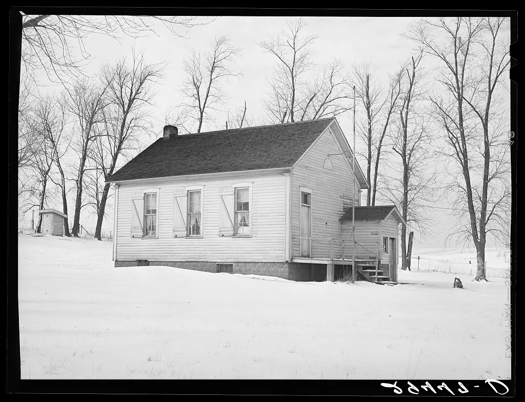 Schoolhouse. Marshall County, Iowa, 1940