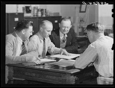 [Untitled photo, possibly related to: Farmer. Parke County, Indiana], 1940