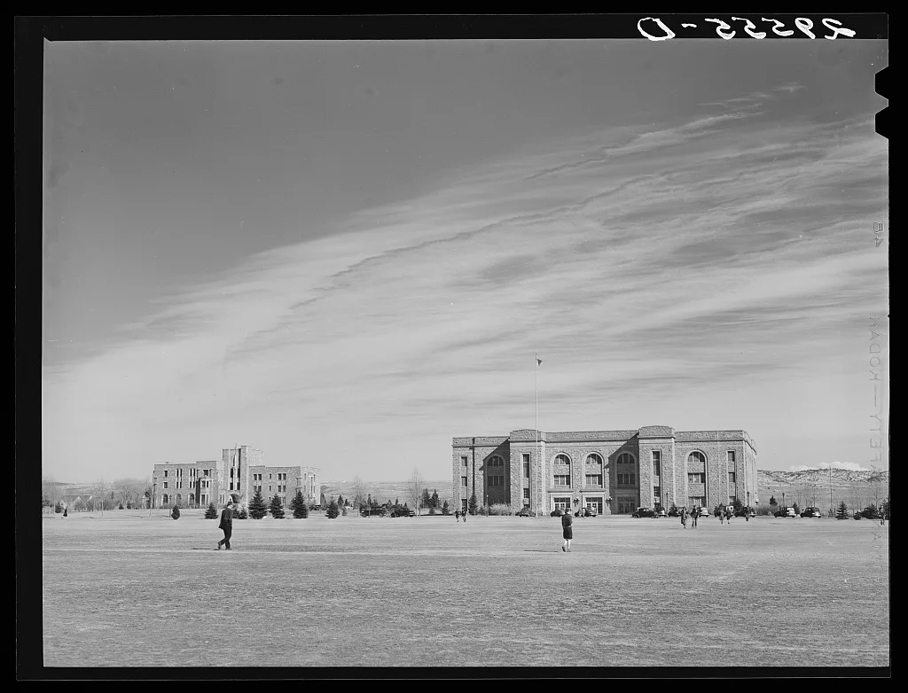 [Untitled photo, possibly related to: Wyoming University. Laramie,…, 1940