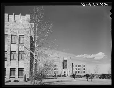 Wyoming University. Laramie, Wyoming, 1940