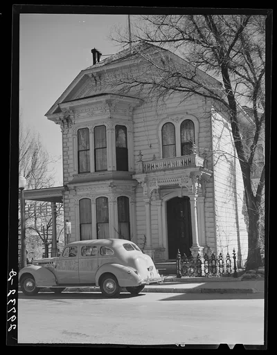 [Untitled photo, possibly related to: Architectural detail. Reno,…, Nevada, 1935