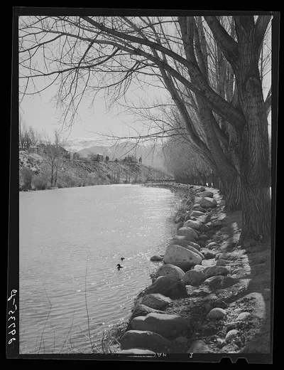 Truckee River. Reno, Nevada, 1940
