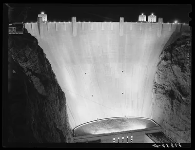 Boulder Dam. Nevada, 1940