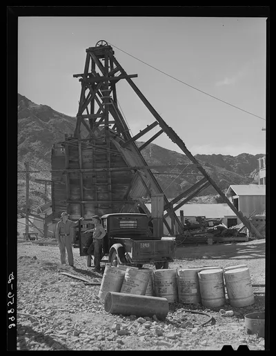 Gold miner. El Dorado Canyon, Clark County, Nevada, 1940