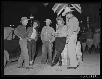 Main street corner. Las Vegas, Nevada, 1940