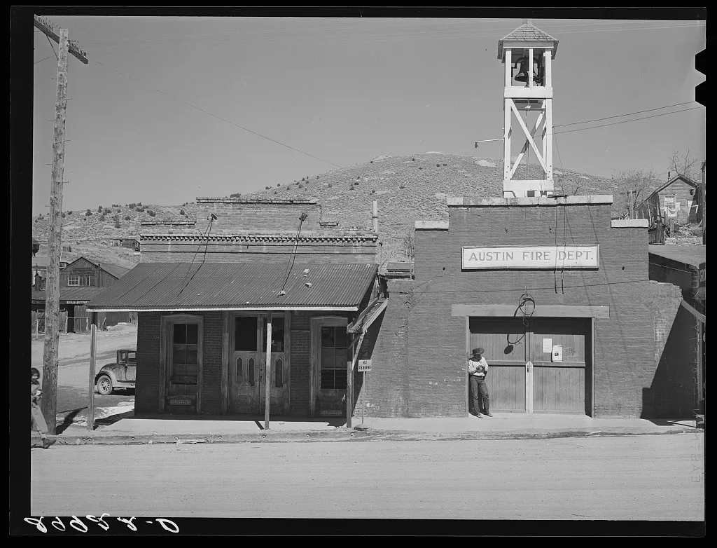 Fire department. Austin, Nevada, 1940
