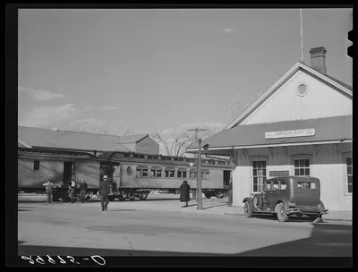 Railroad station. Carson City, Nevada, 1940