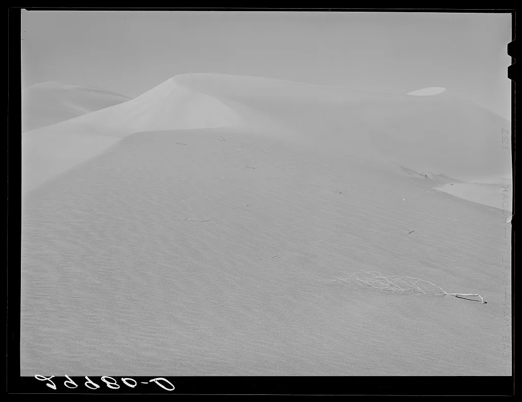 Sand dune. Nye County, Nevada, 1940
