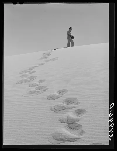 [Untitled photo, possibly related to: Sand dune. Nye County, Nevada…, 1940